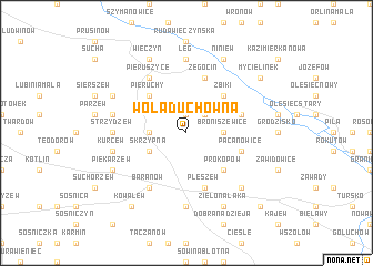 map of Wola Duchowna