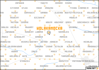 map of Wola Kamocka