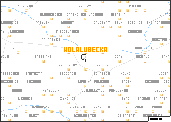 map of Wola Lubecka