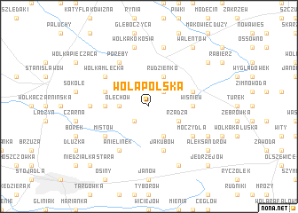 map of Wola Polska