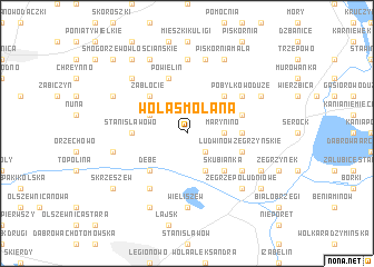 map of Wola Smolana