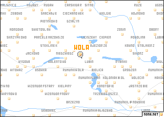 map of Wola