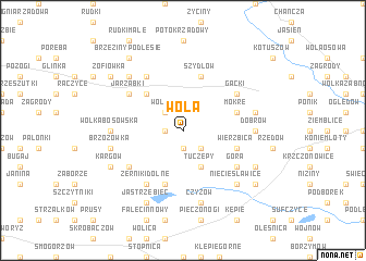 map of Wola