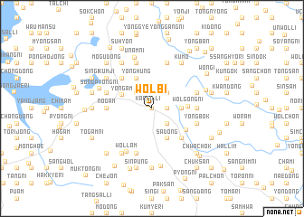 map of Wŏlbi