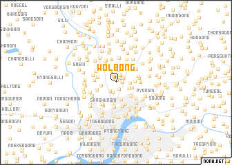 map of Wŏlbong