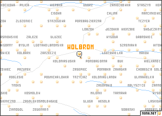 map of Wolbrom