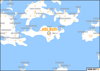 map of Wŏlbu-ri