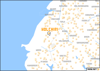 map of Wŏlchi-ri