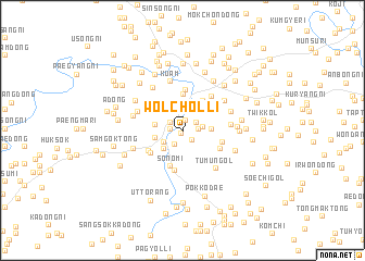 map of Wŏlchŏl-li