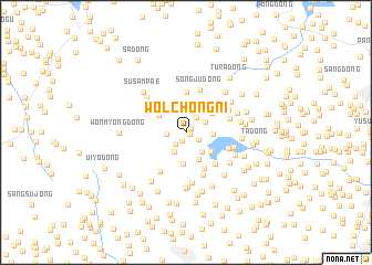 map of Wŏlchŏng-ni