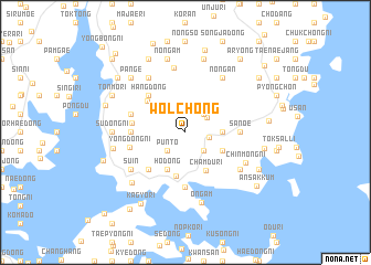 map of Wŏlchŏng