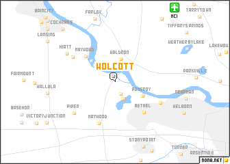 map of Wolcott