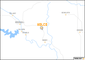 map of Wolco