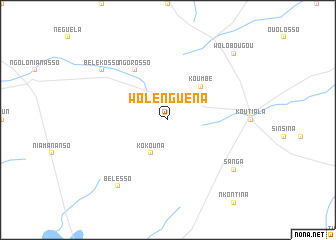 map of Wolenguéna