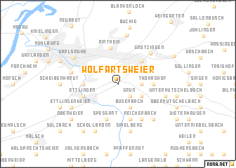 map of Wolfartsweier