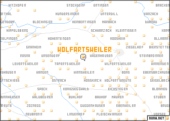 map of Wolfartsweiler