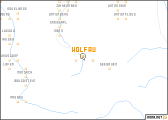 map of Wolfau