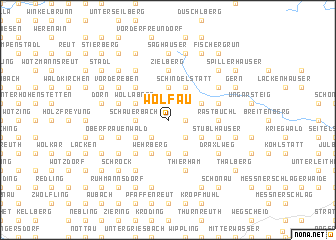 map of Wolfau