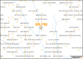 map of Wolfau