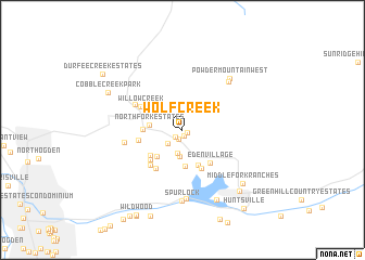 map of Wolf Creek