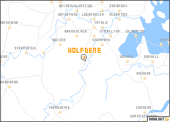 map of Wolfdene