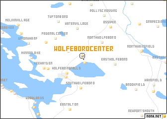 map of Wolfeboro Center