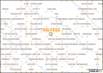 map of Wolfegg