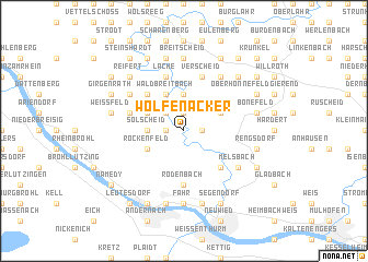 map of Wolfenacker