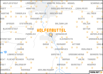 map of Wolfenbüttel