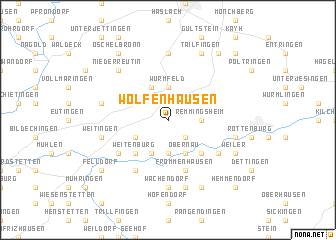 map of Wolfenhausen