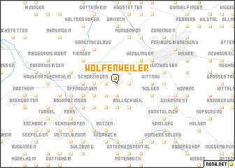 map of Wolfenweiler