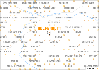 map of Wölferbütt