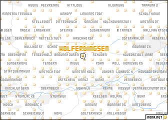 map of Wolferdingsen