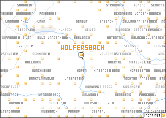 map of Wolfersbach