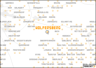 map of Wolfersberg