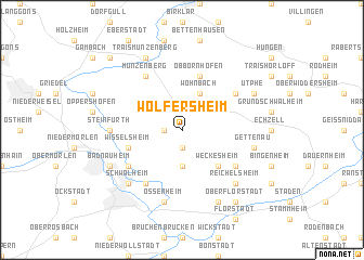 map of Wölfersheim