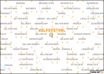 map of Wolfersthal