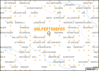 map of Wolfertshofen