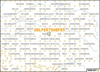 map of Wolfertshofen