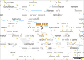 map of Wolfer