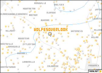 map of Wolfes Overlook