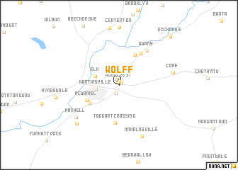 map of Wolff