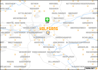 map of Wolfgang