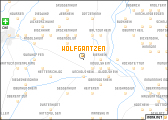 map of Wolfgantzen