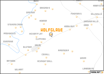 map of Wolf Glade