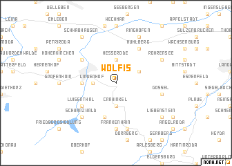 map of Wölfis