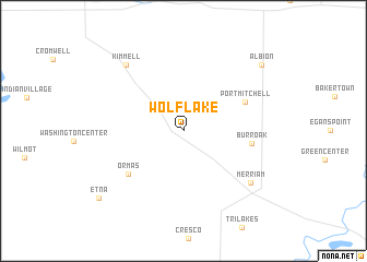 map of Wolflake