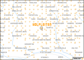 map of Wolfleiten