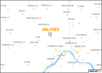 map of Wolfpen