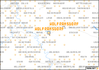 map of Wolframsdorf